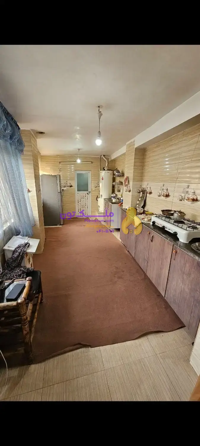 منزل مسکونی کلنگی قابل سکونت حیاط دار 134 متری